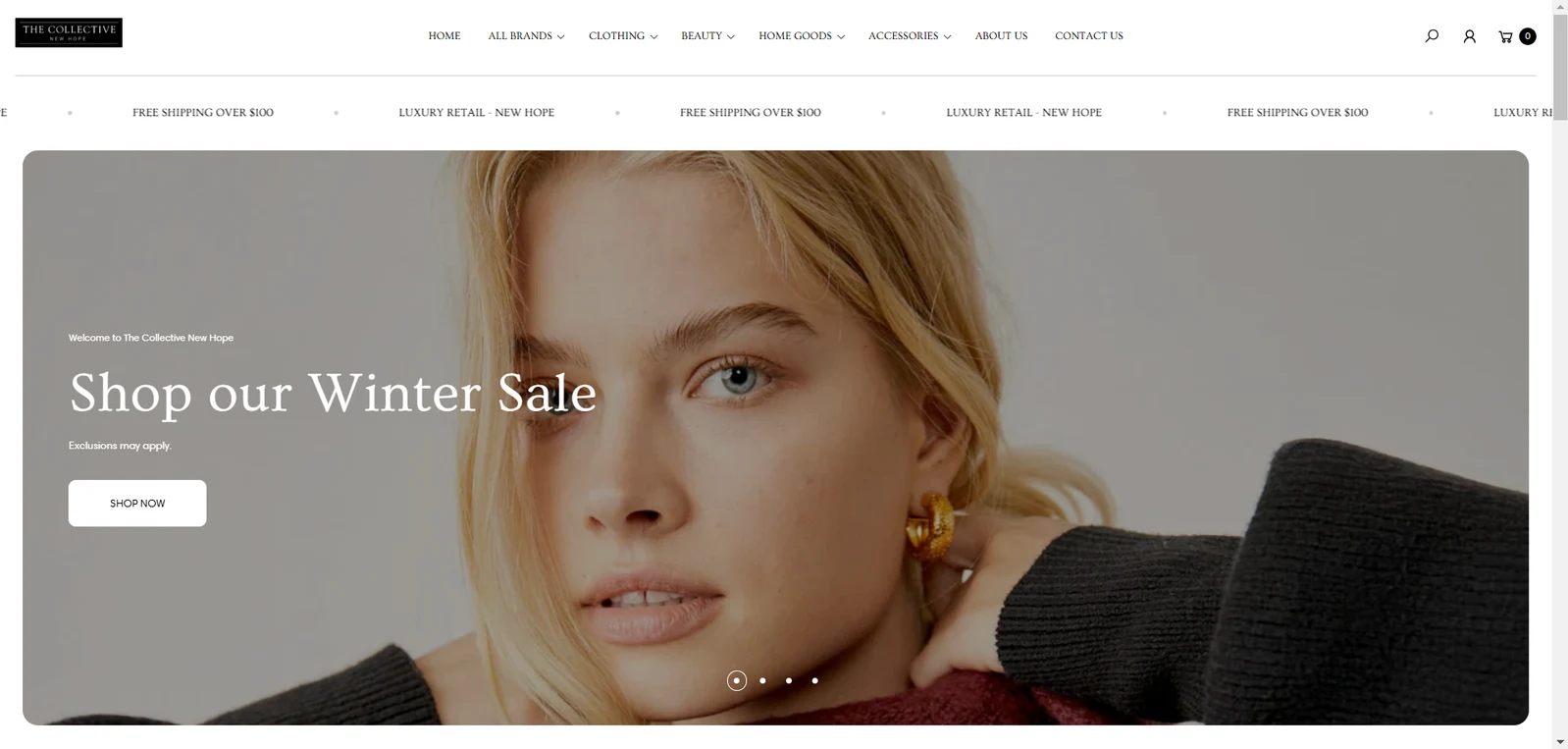 Storefront management example — Shopify portfolio